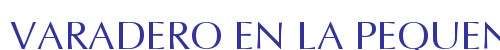 VARADERO EN LA PEQUENA
