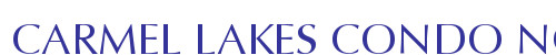CARMEL LAKES CONDO NO 9