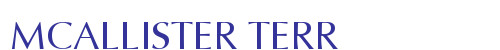 MCALLISTER TERR