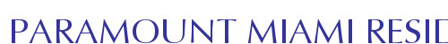 PARAMOUNT MIAMI RESIDENCES