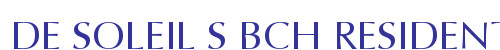 DE SOLEIL S BCH RESIDENTI